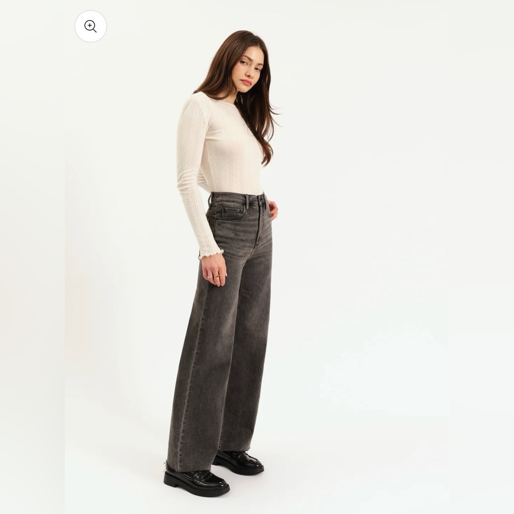 New Daze Denim Far out high rise wide leg jeans Sz 29 - Picture 3 of 8